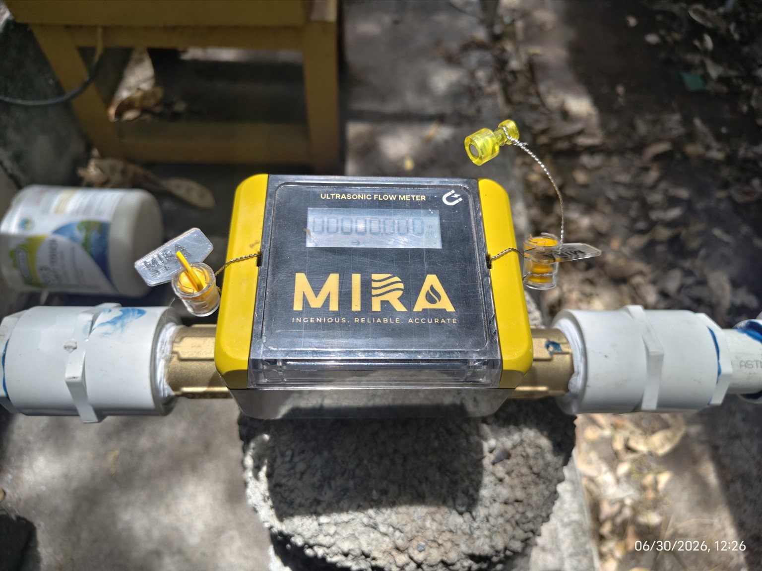 Timken flow meter detail